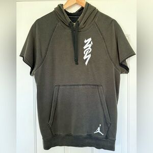 Jordan Zion Sleeveless Hoodie Dri-FIT Black/Olive Men’s S